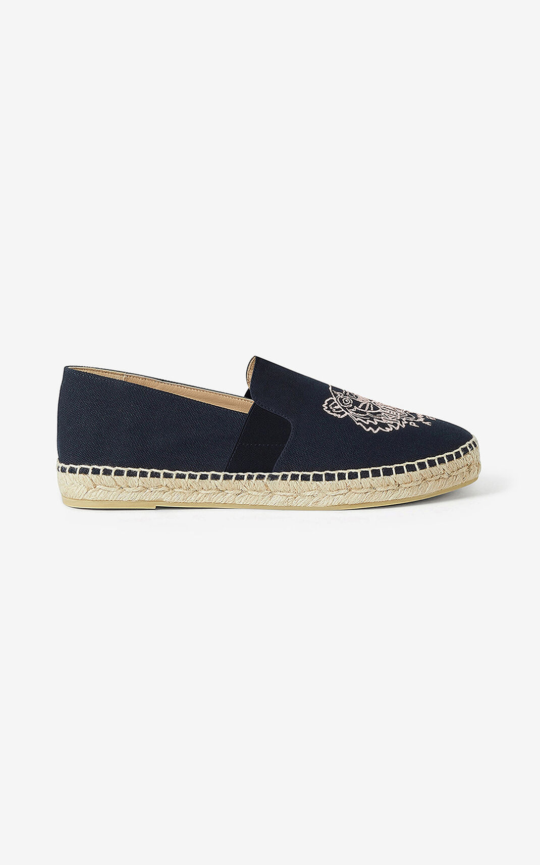 Kenzo Tiger elasticated canvas Ženska Espadrile Modra SI-6465949